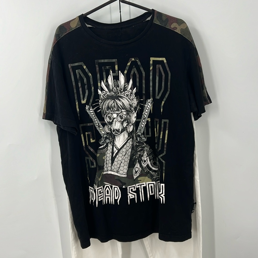 Original release, Deadstock graphic camo cotton unisex T-shirt  OS